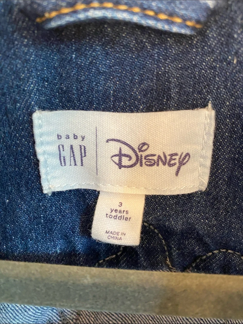GAP Toddler 3T Minnie Mouse Denim Jacket